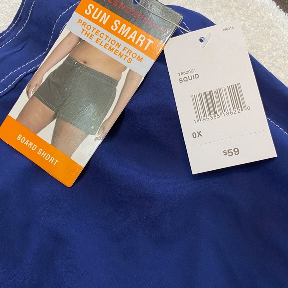 ZeroXposur Adjustable Swim Boardshorts with Liner Squid Color Size OX - Picture 4 of 14